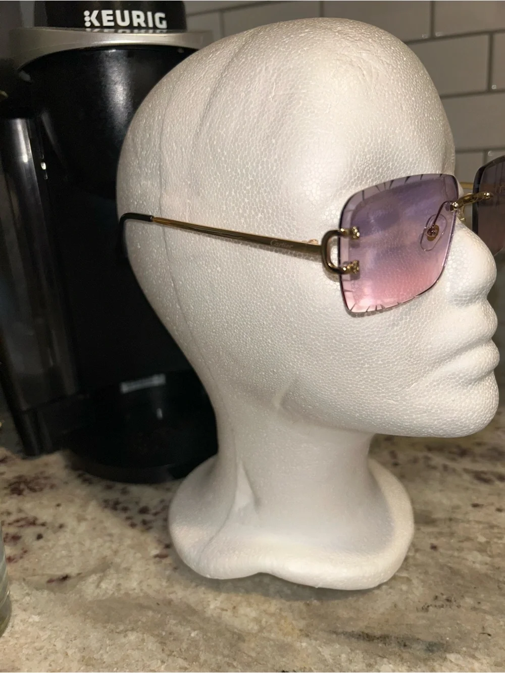 & Other Stories rimless rectangular
